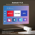 Mini Smart Android Portable Projector - 4K home theater Projector - Kasbah Souq